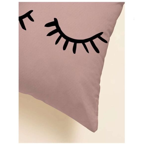Eyelash Decorative Pillow Cover - Picture 2 of 2